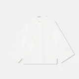 Witte Katoenen Blouse Dames Kimono Carl