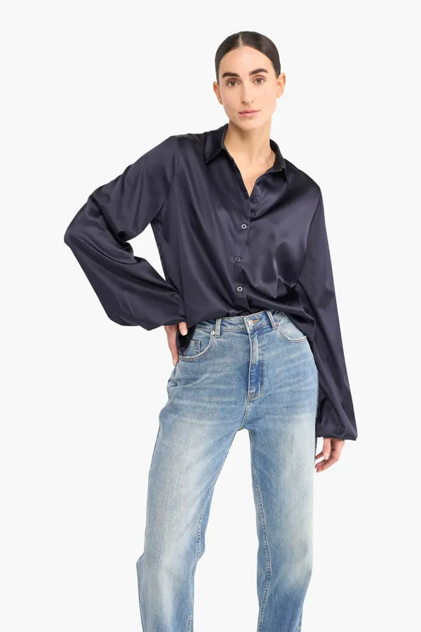 Jeans Dames Rechte Pijp Ash Blauw 920