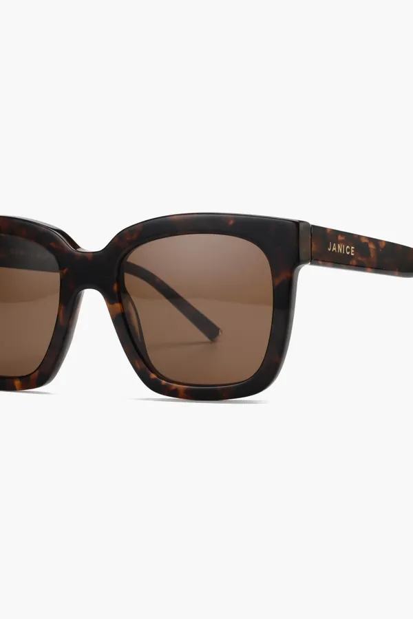Sonnenbrille für Damen Royce Braun Havana