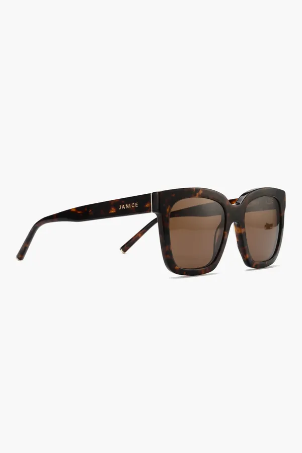Sonnenbrille für Damen Royce Braun Havana
