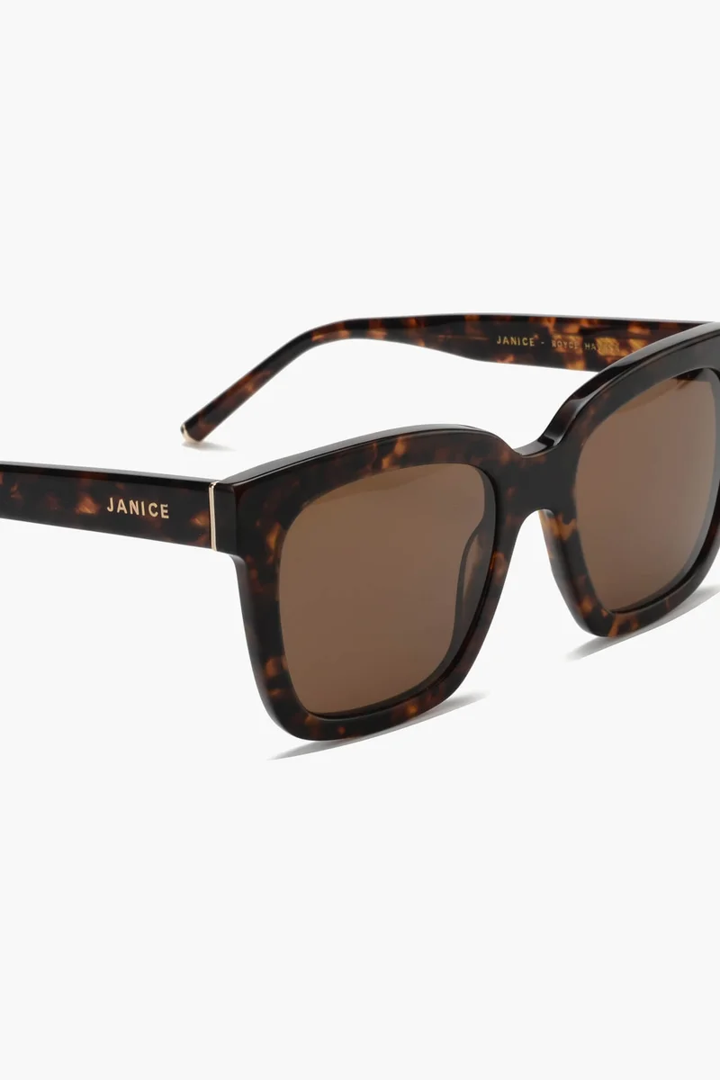 Sonnenbrille für Damen Royce Braun Havana