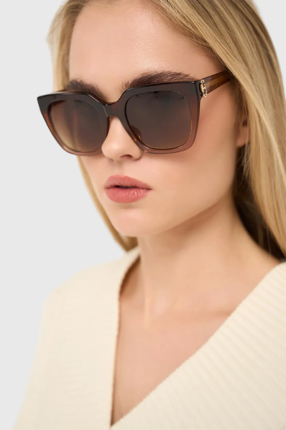 Sonnenbrille für Damen, Oscar, Braun