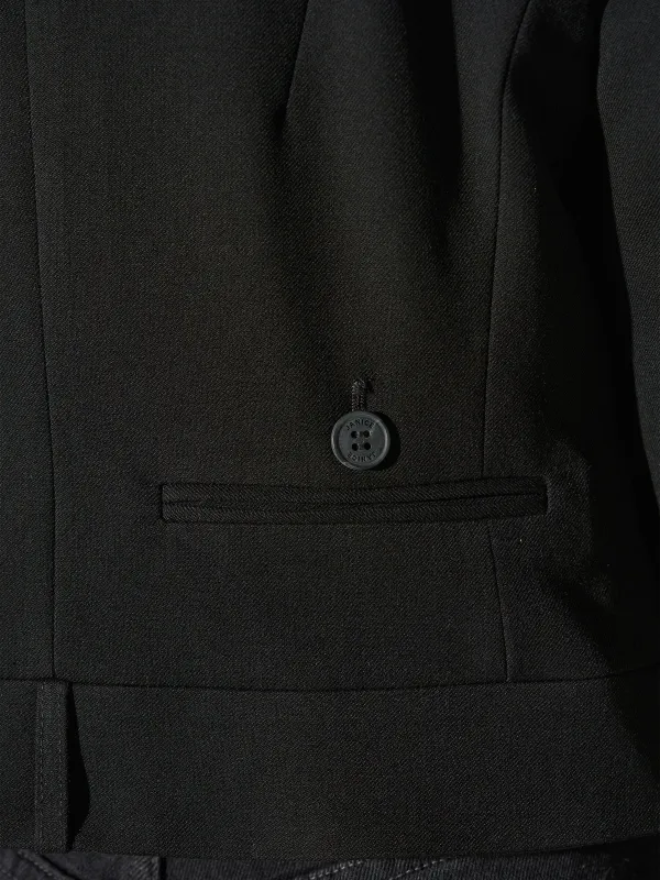 Zwarte Blazer Dames Kort Stan